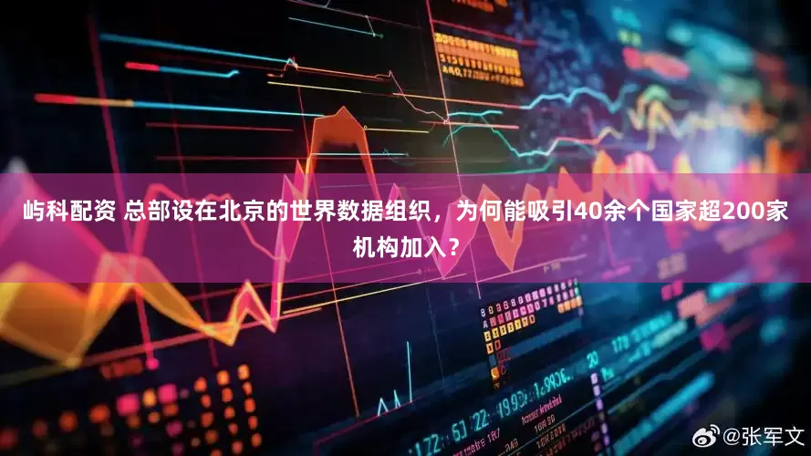 屿科配资 总部设在北京的世界数据组织，为何能吸引40余个国家超200家机构加入？